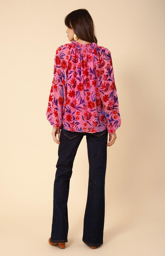 Hale Bob Cordelia Velvet Burnout Top