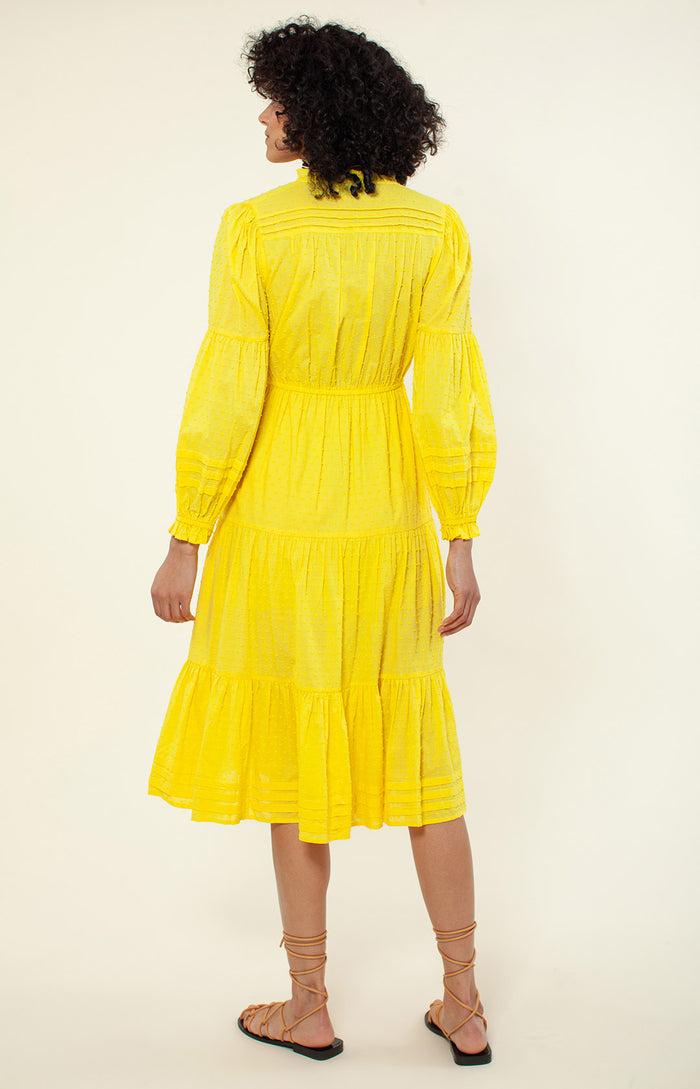 Hale Bob Danae Solid Midi Dress