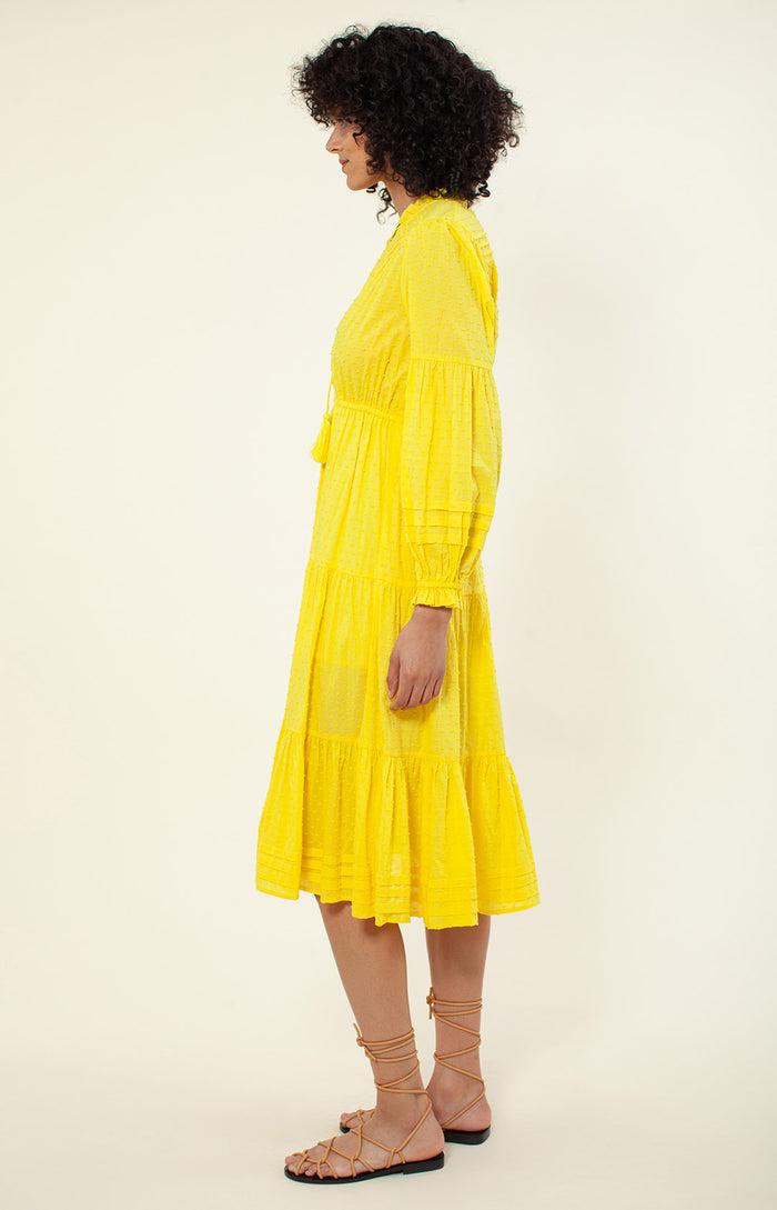 Hale Bob Danae Solid Midi Dress