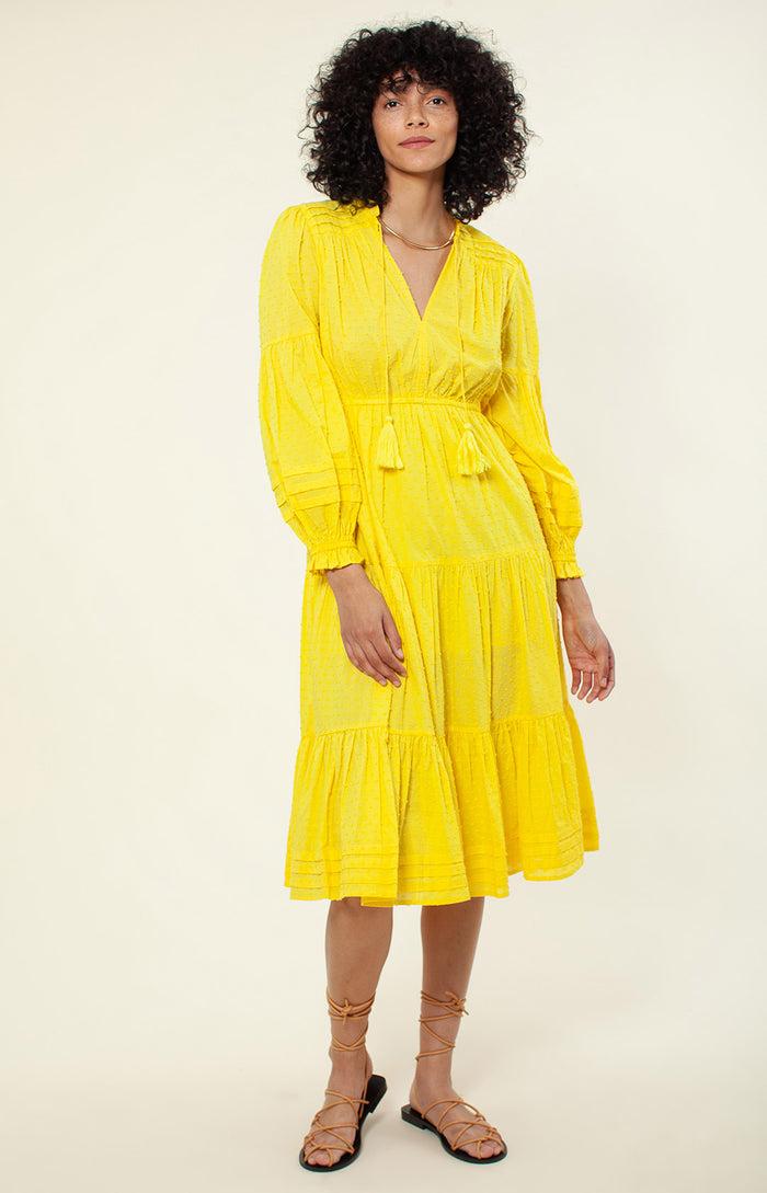 hale bob Danae Solid Midi Dress