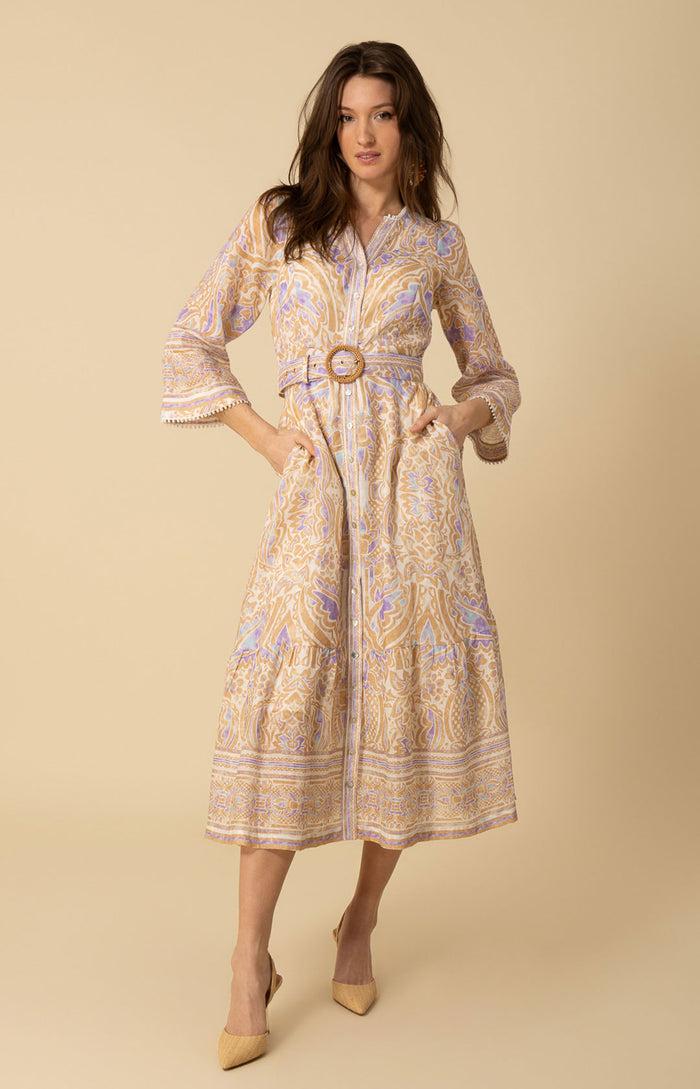 hale bob Davina Linen Dress