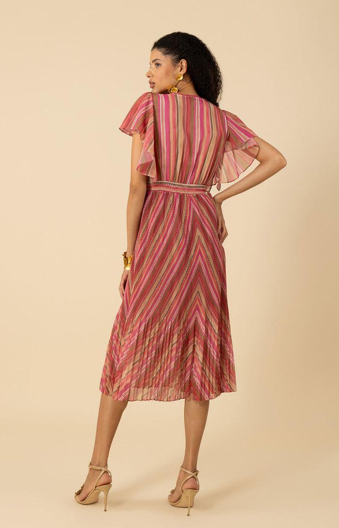 Hale Bob Della Charmeuse Dress