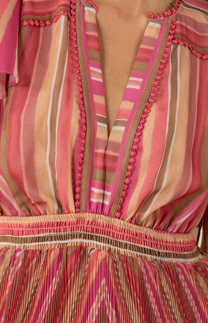 Hale Bob Della Charmeuse Dress