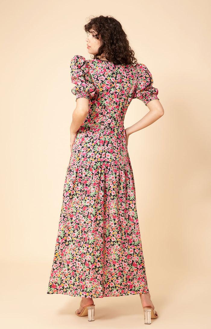 Hale Bob Dominica Embroidered Linen Maxi Dress