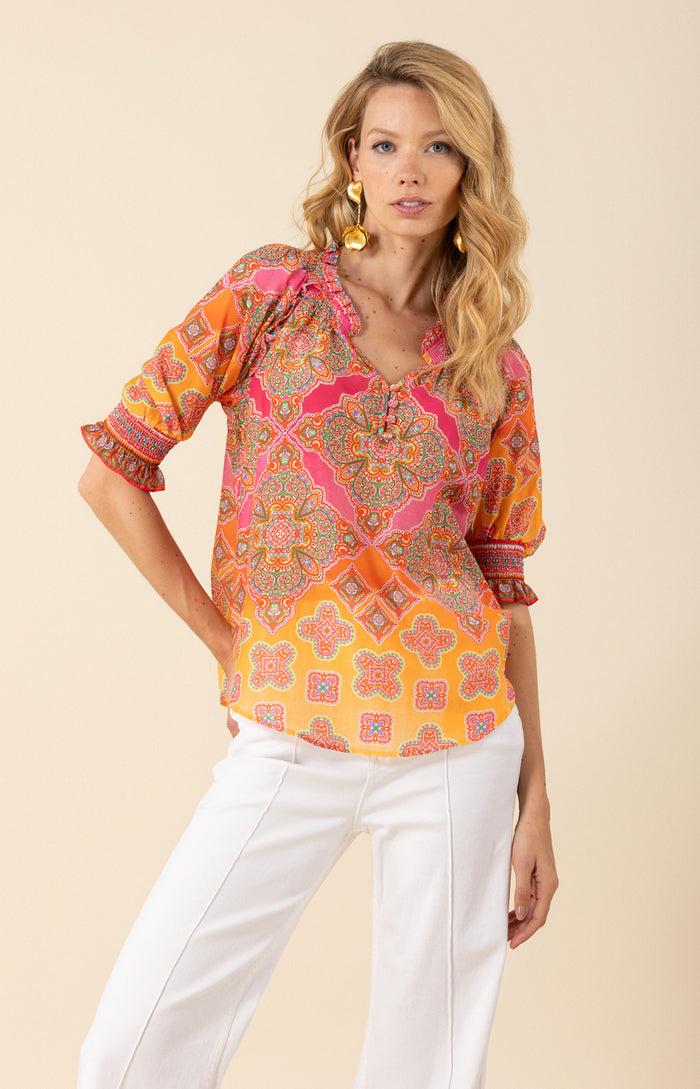 hale bob Eileen Voile Top