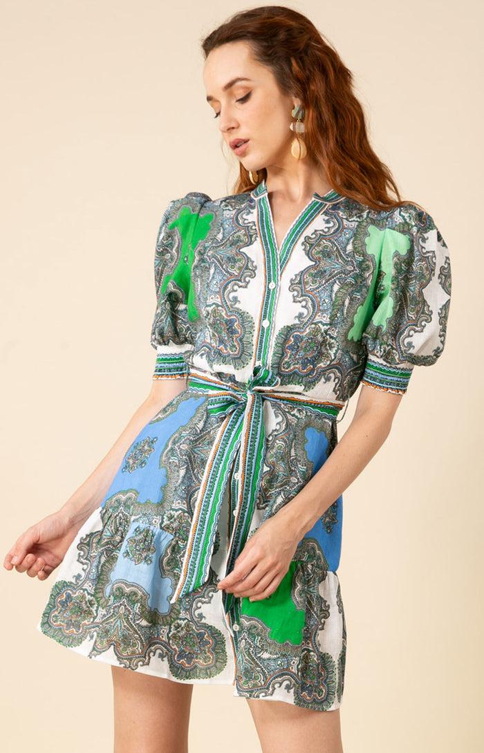 Hale Bob Elianna Linen Dress