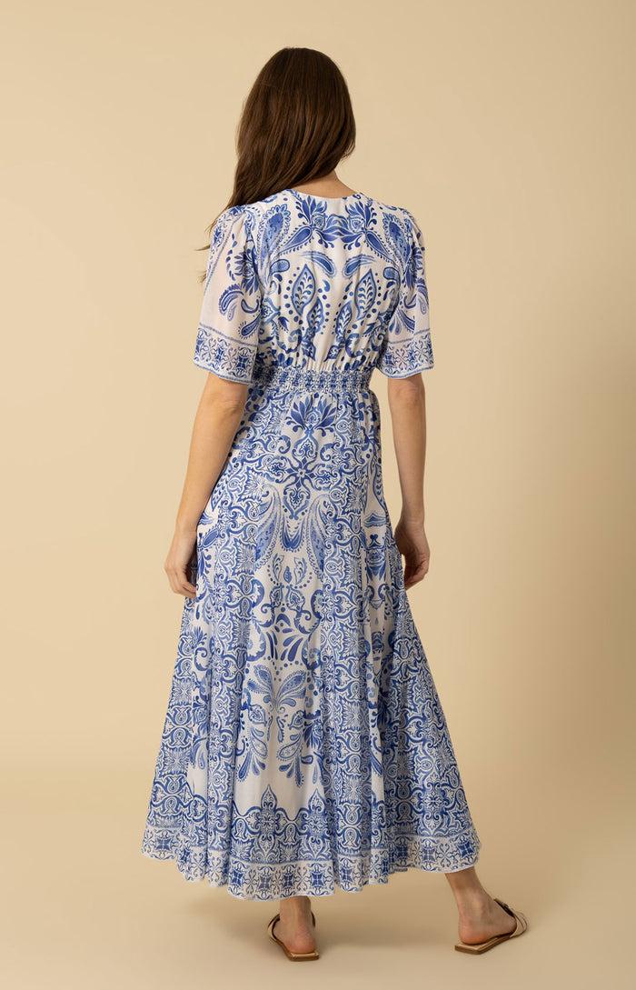 Hale Bob Ellis Chiffon Maxi Dress