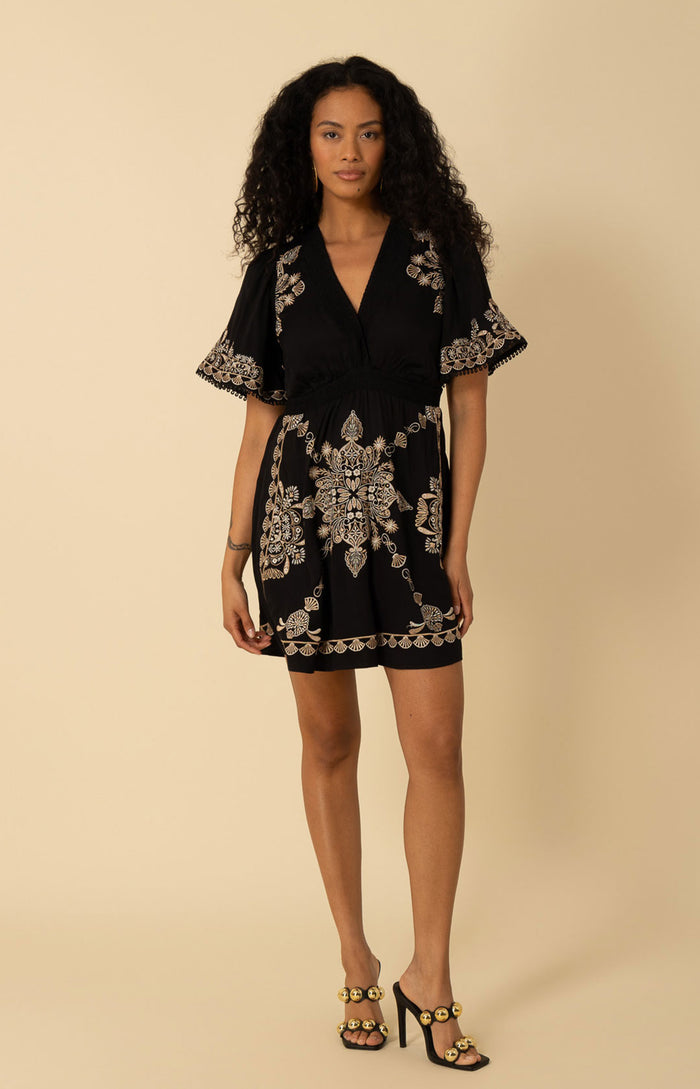 hale bob Elora Embroidered Dress