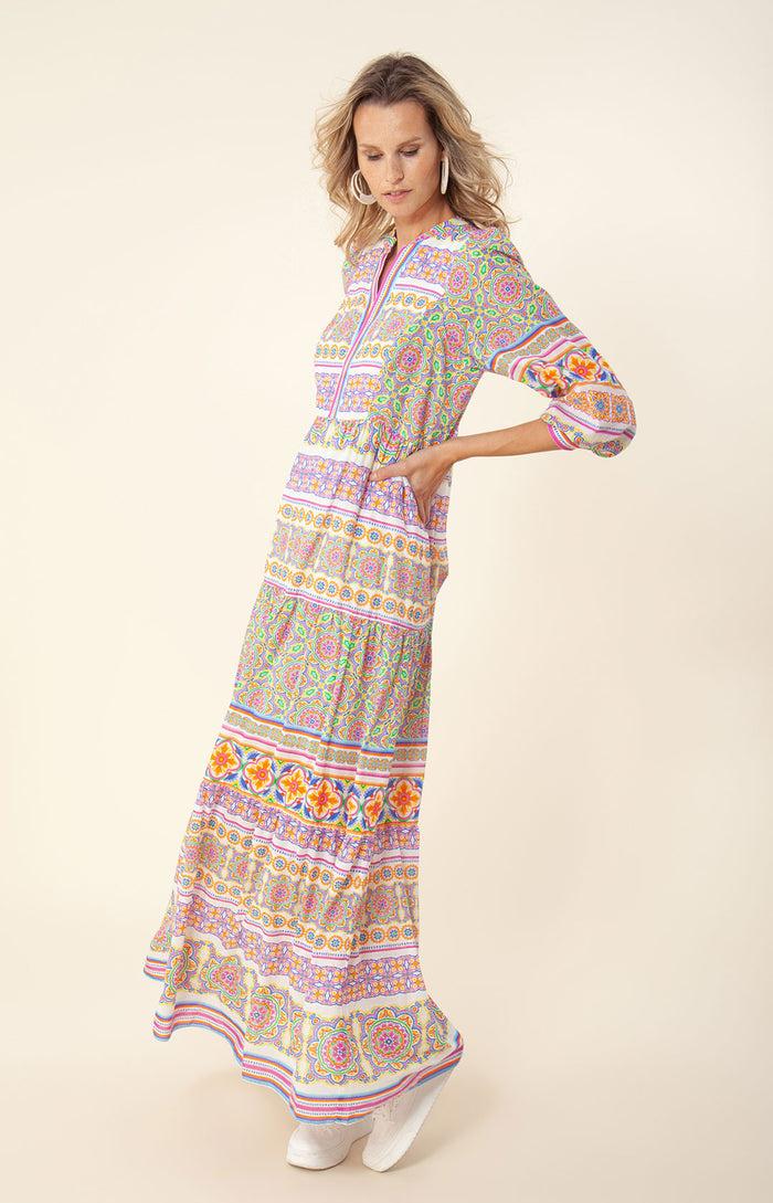 Hale Bob Elspeth Voile Maxi Dress