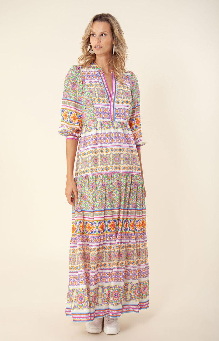hale bob Elspeth Voile Maxi Dress