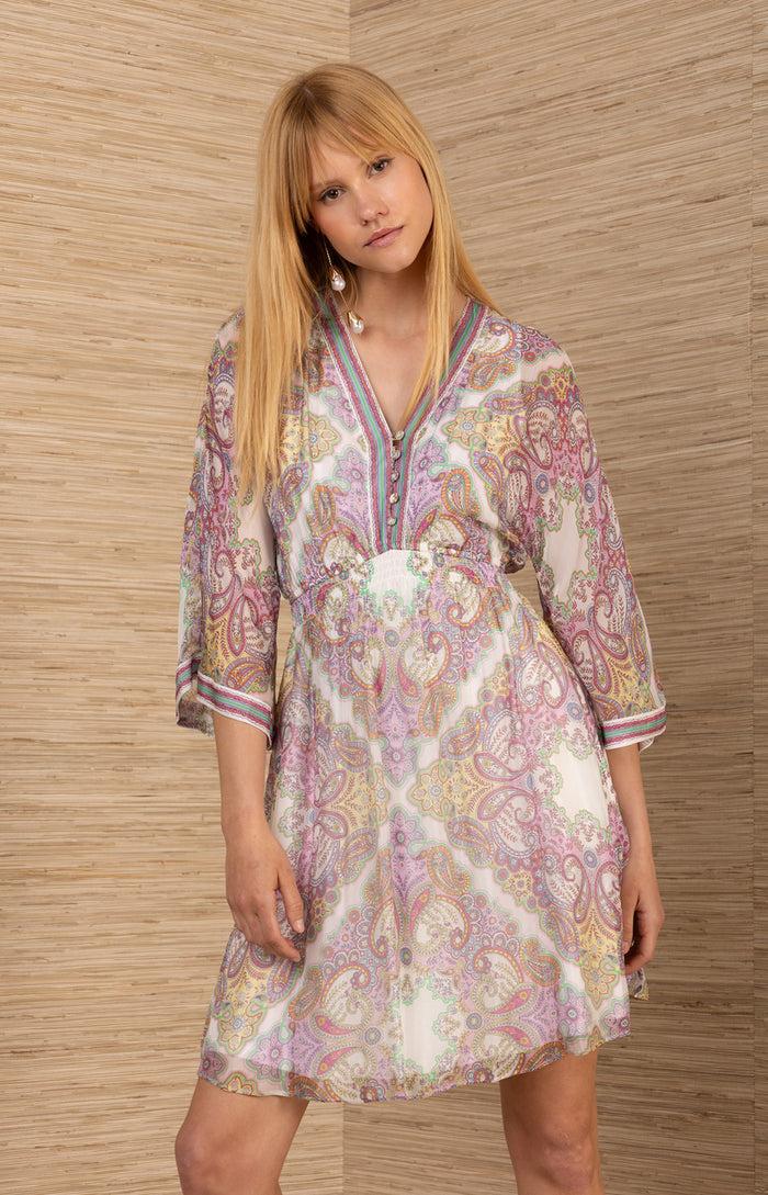 Hale Bob Emerie Chiffon Dress