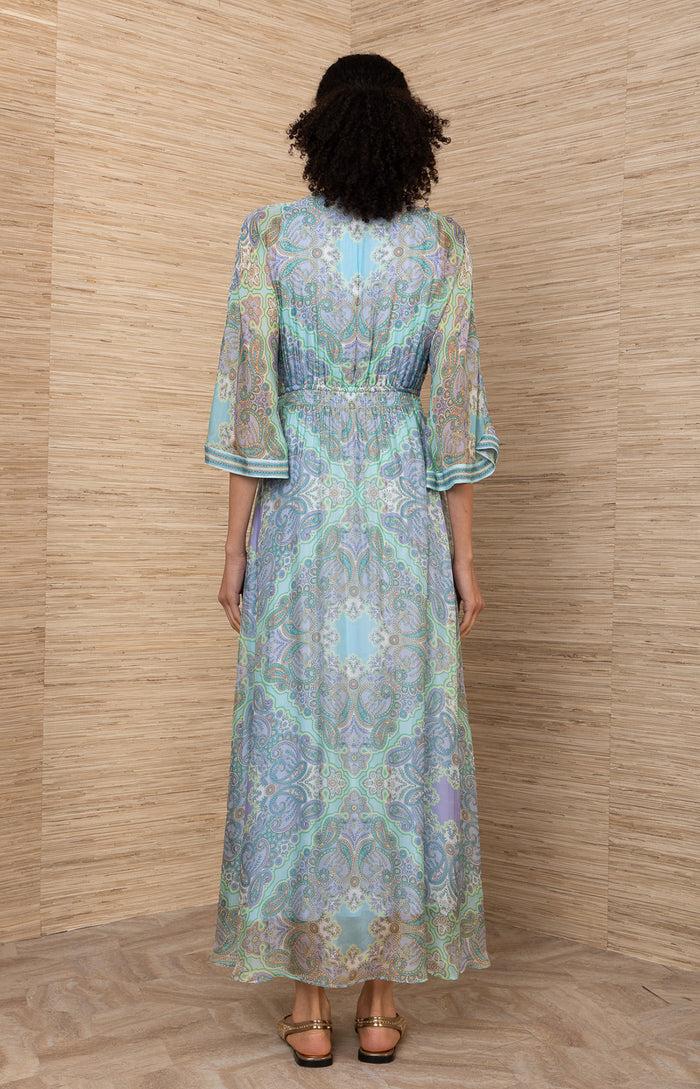 Hale Bob Emerie Chiffon Maxi Dress