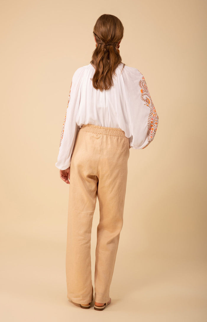 Hale Bob Emersyn Solid Linen Pant