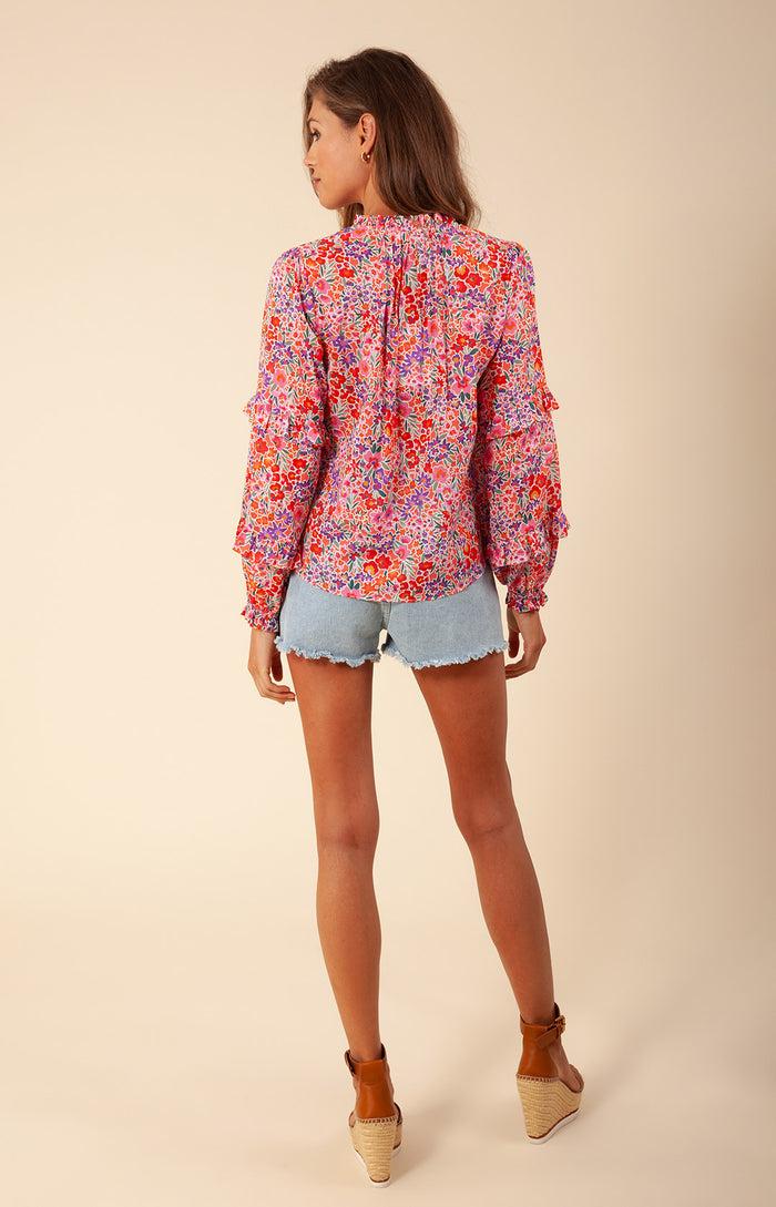 Hale Bob Emilia Laceup Top