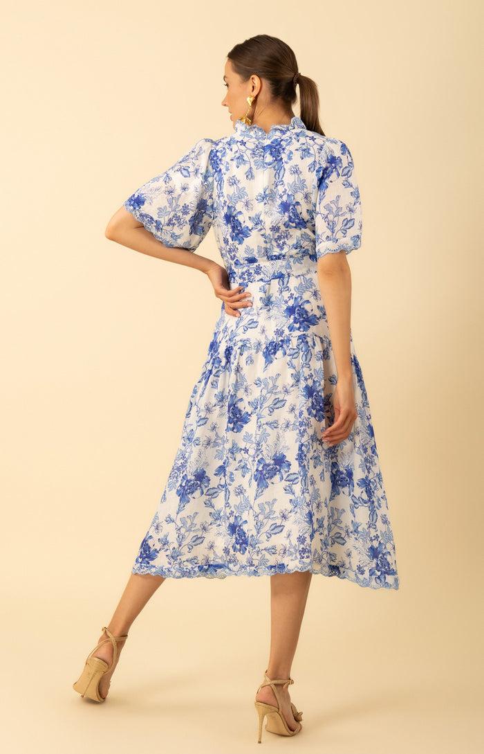 Hale Bob Emmalyn Linen Maxi Dress