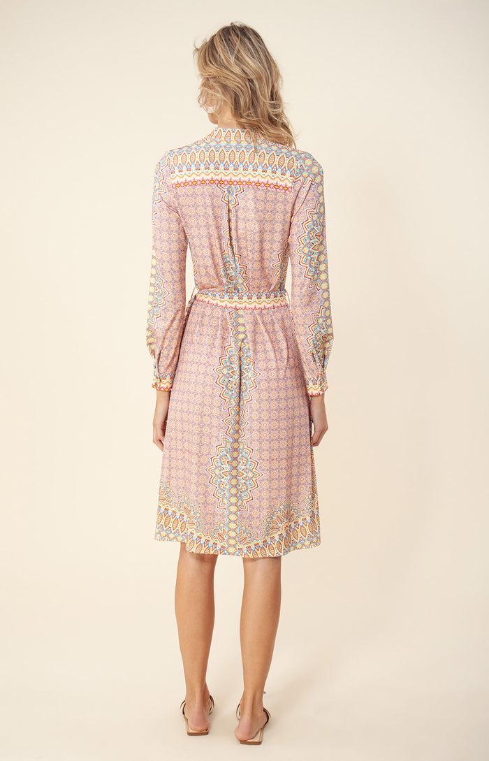 Hale Bob Emory Belted Jersey Dress