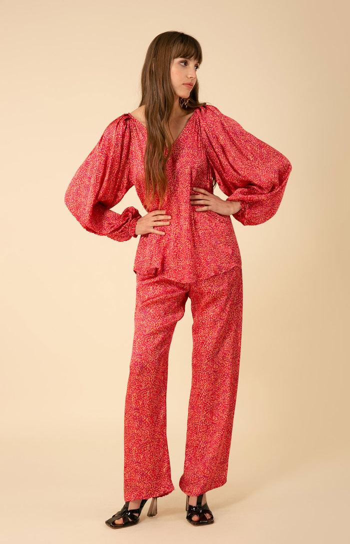 hale bob Emy Charmeuse Top