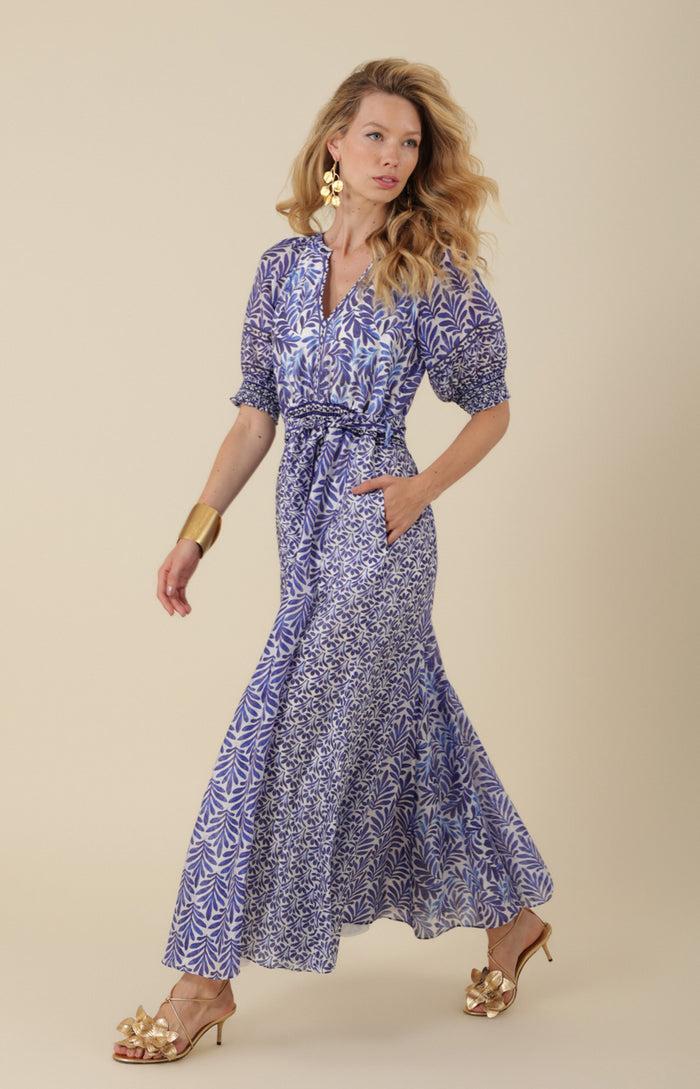 Hale Bob Estella Organza Maxi Dress