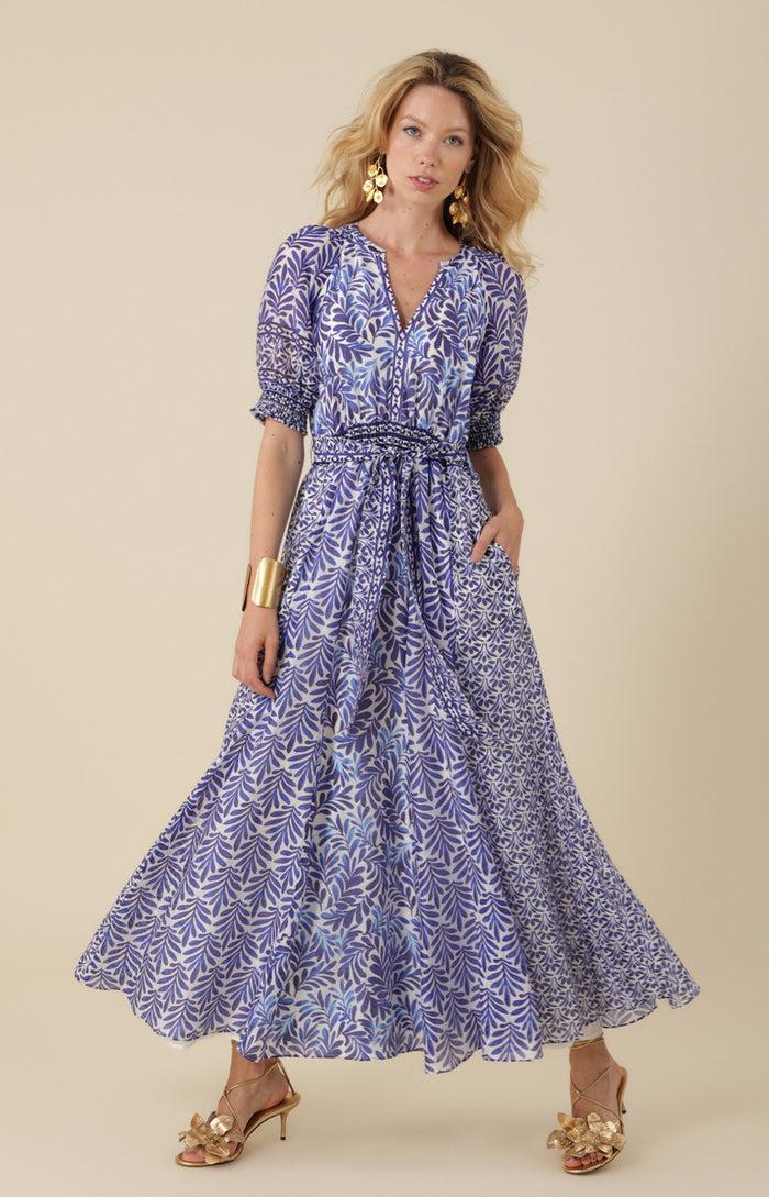 hale bob Estella Organza Maxi Dress