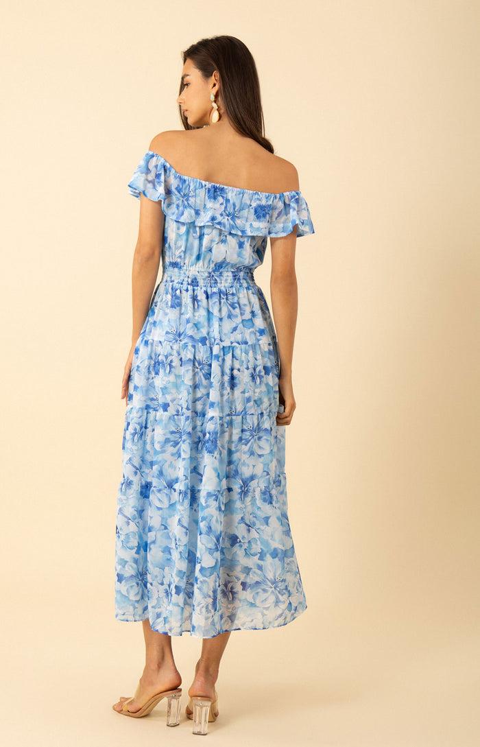 Hale Bob Estelle Chiffon Dress