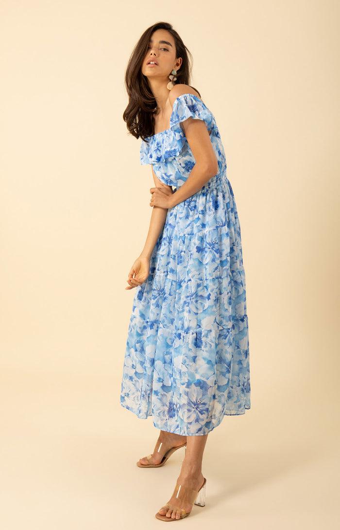 Hale Bob Estelle Chiffon Dress