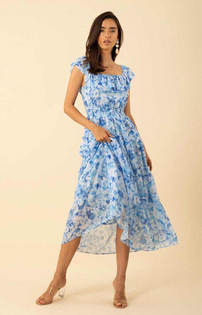 hale bob Estelle Chiffon Dress