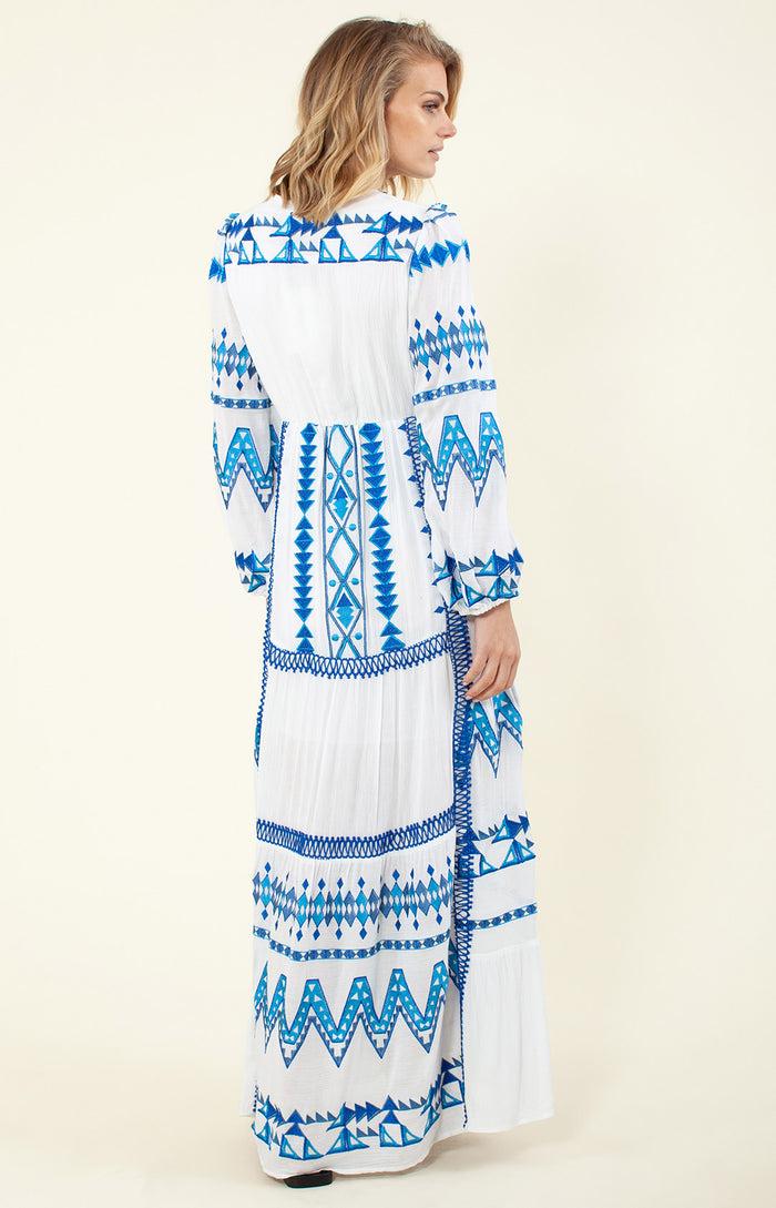 Hale Bob Fallin Embroidered Maxi Dress