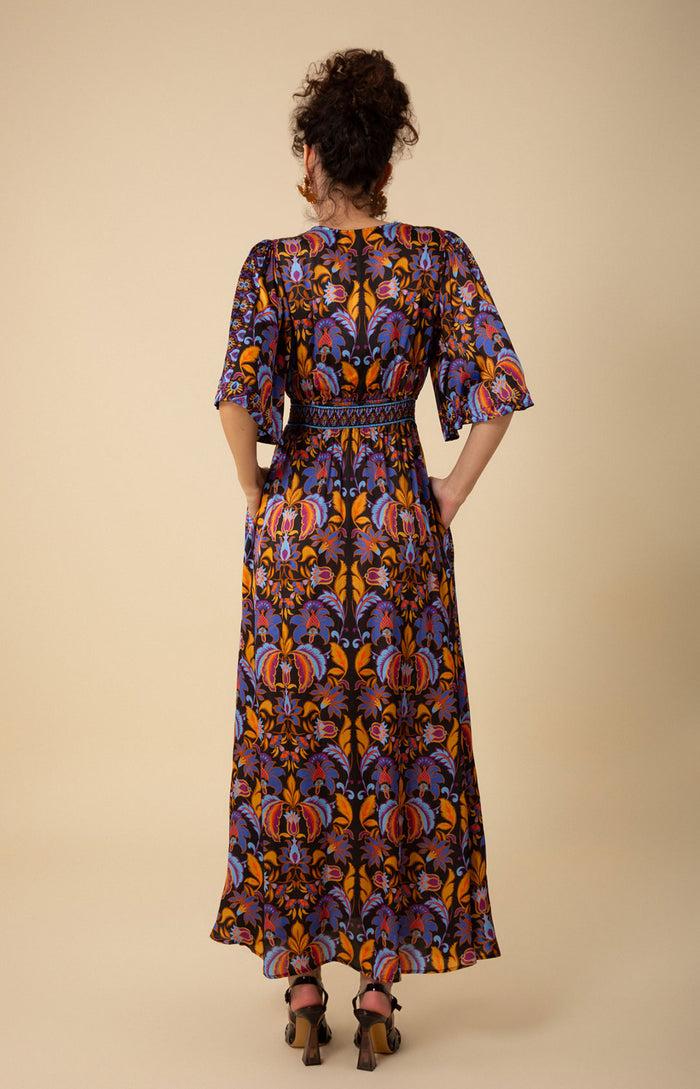 Hale Bob Felicity Charmeuse Maxi Dress