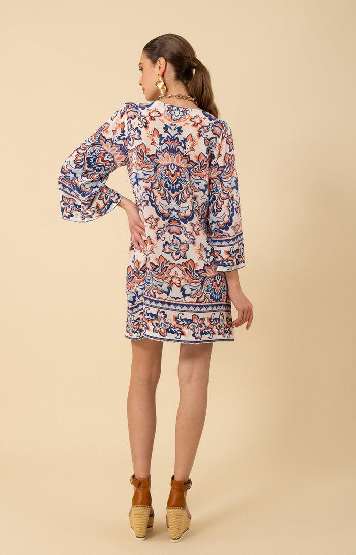 Hale Bob Flora Silk Dress