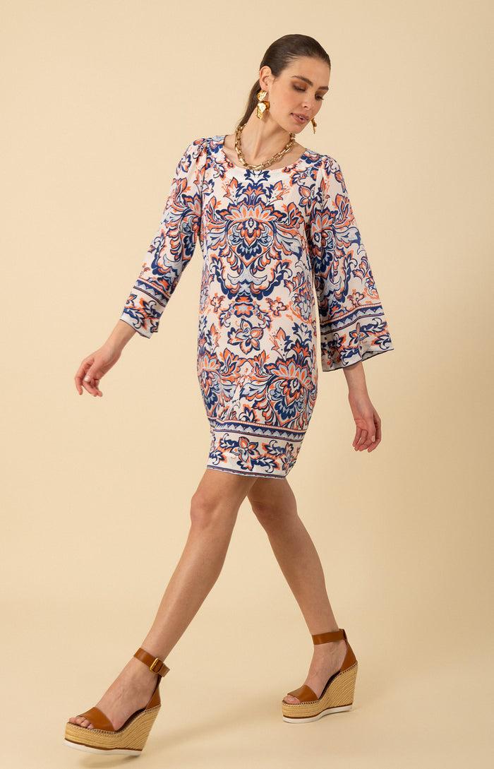 Hale Bob Flora Silk Dress
