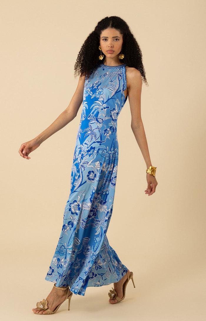 Hale Bob Florence Stretch Maxi Dress