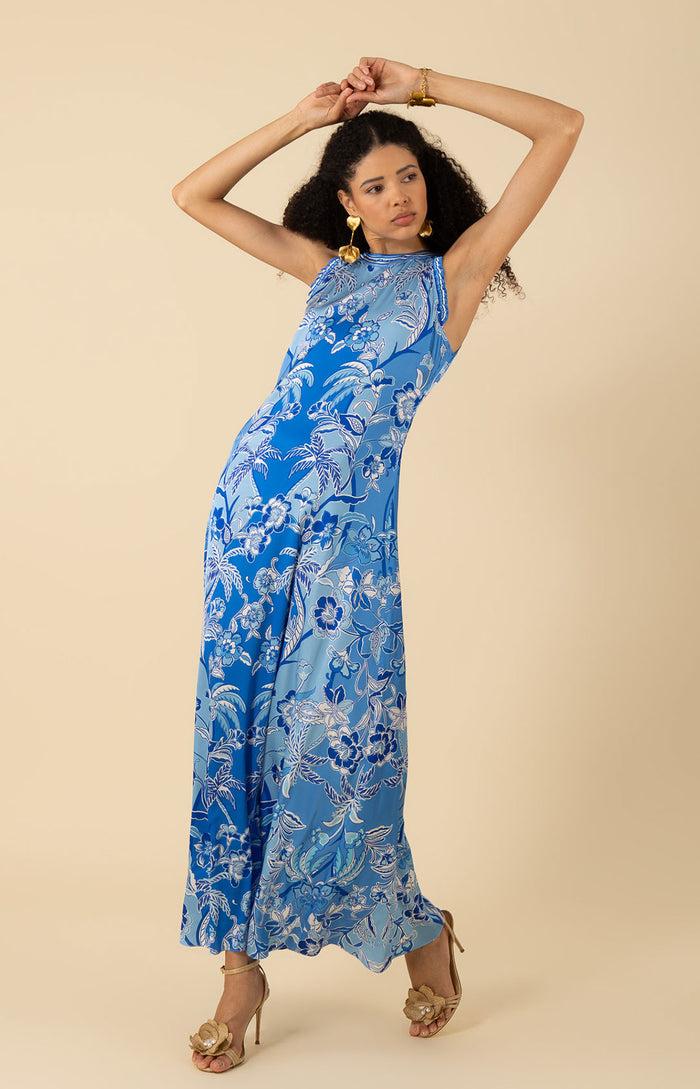 Hale Bob Florence Stretch Maxi Dress