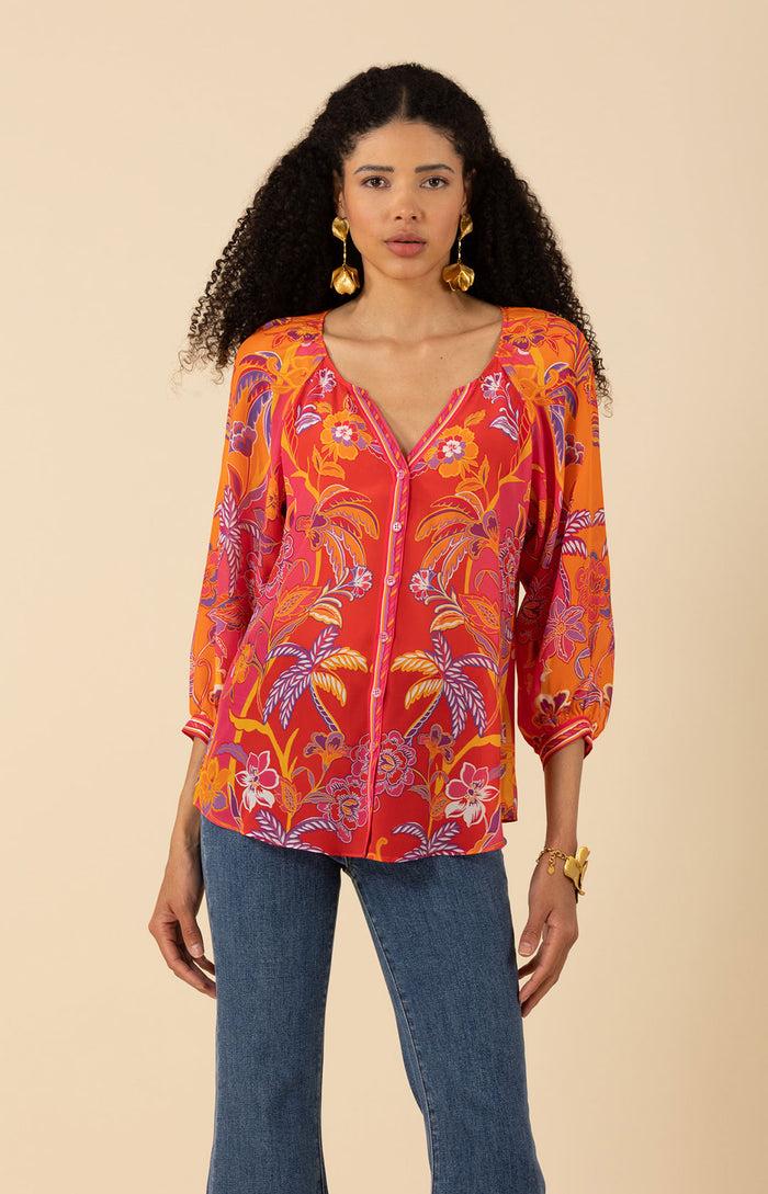 Hale Bob Freyja Silk Top