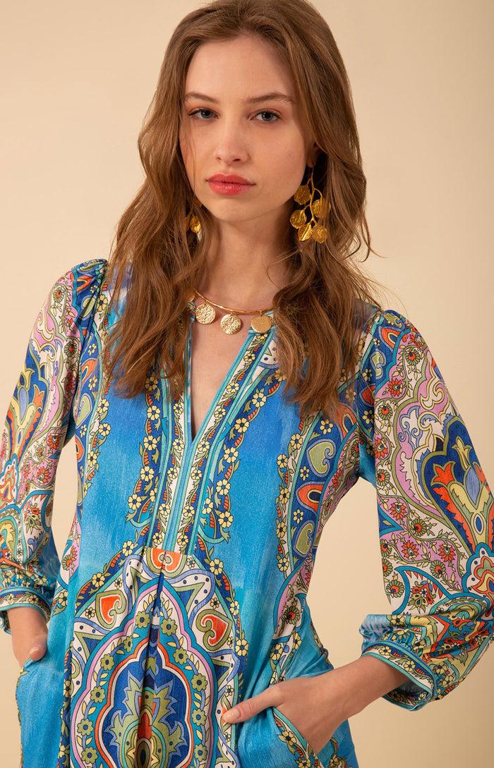 Hale Bob Gabriella Jersey Midi Dress