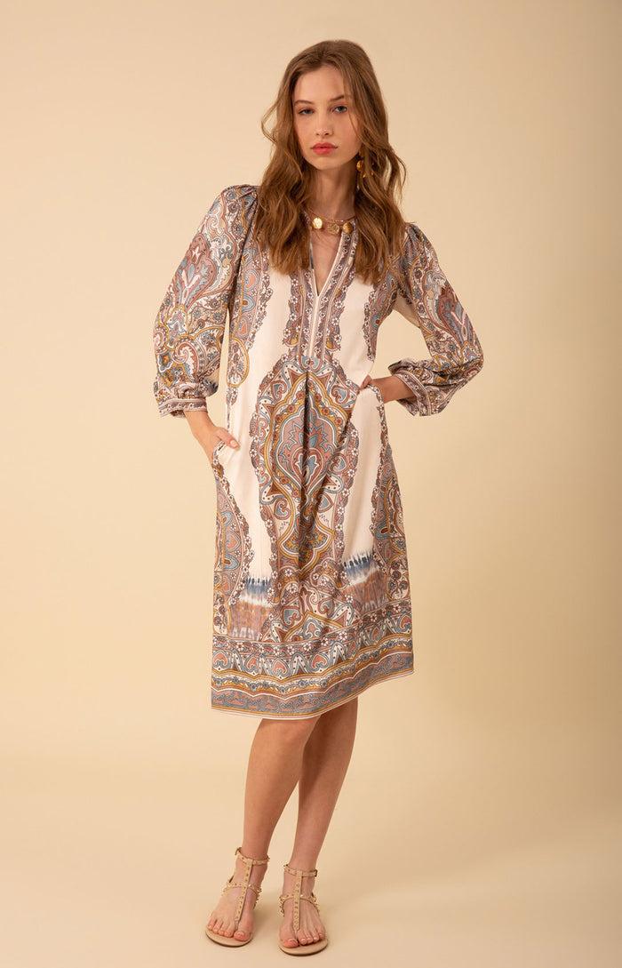 Hale Bob Gabriella Jersey Midi Dress