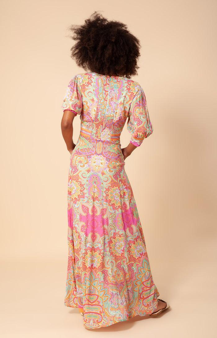 Hale Bob Goya Button Up Maxi Dress