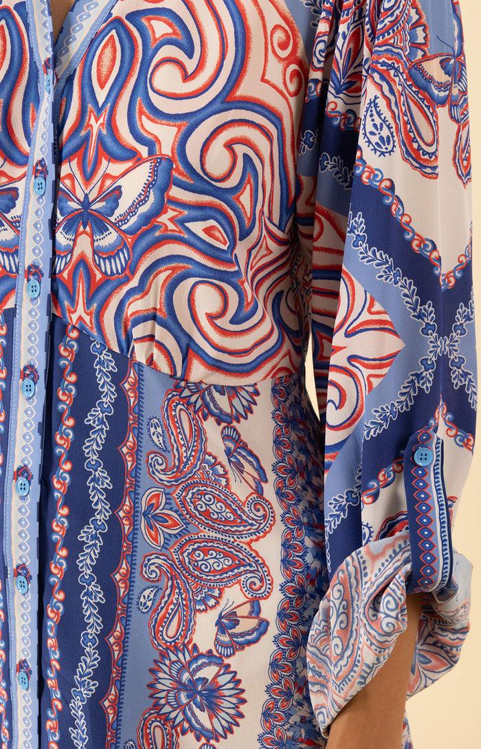 Hale Bob Hadlee Silk Dress