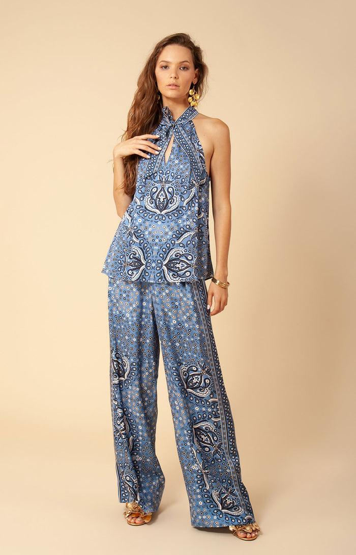 Hale Bob Halle Scarf Neck Top