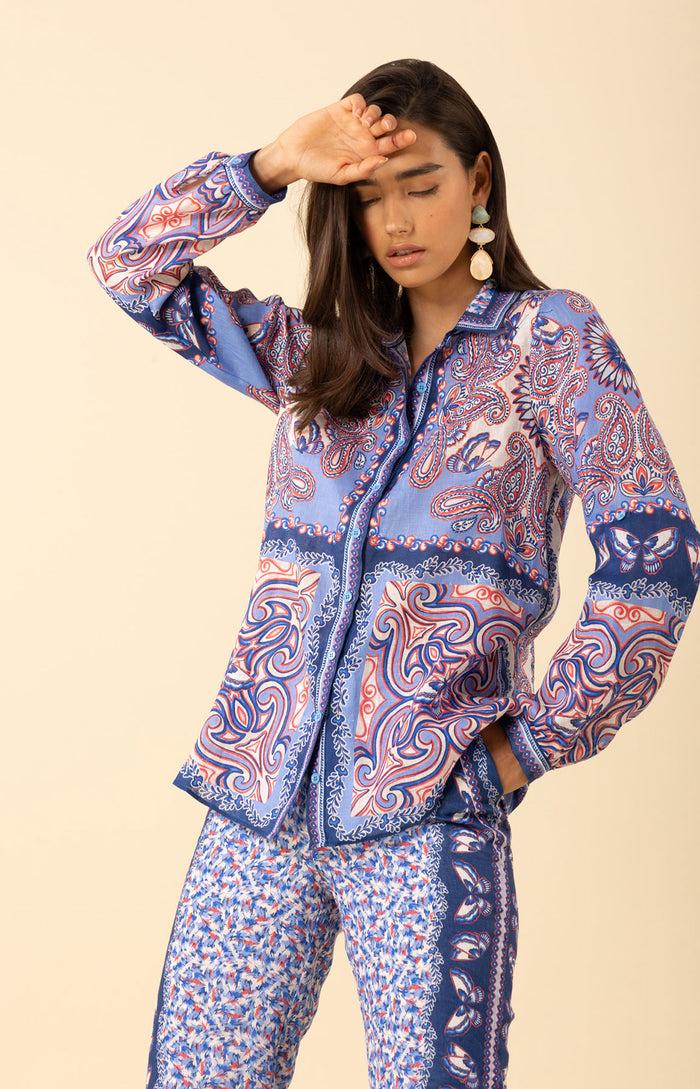 Hale Bob Harlee Linen Top