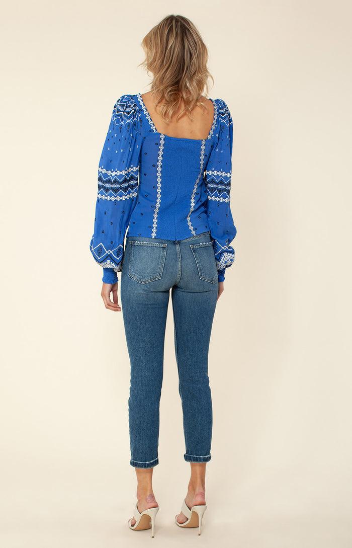 Hale Bob Hassina Embroidered Top