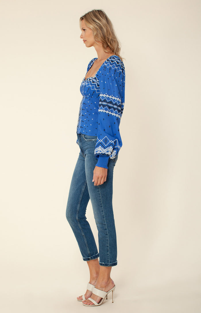 Hale Bob Hassina Embroidered Top