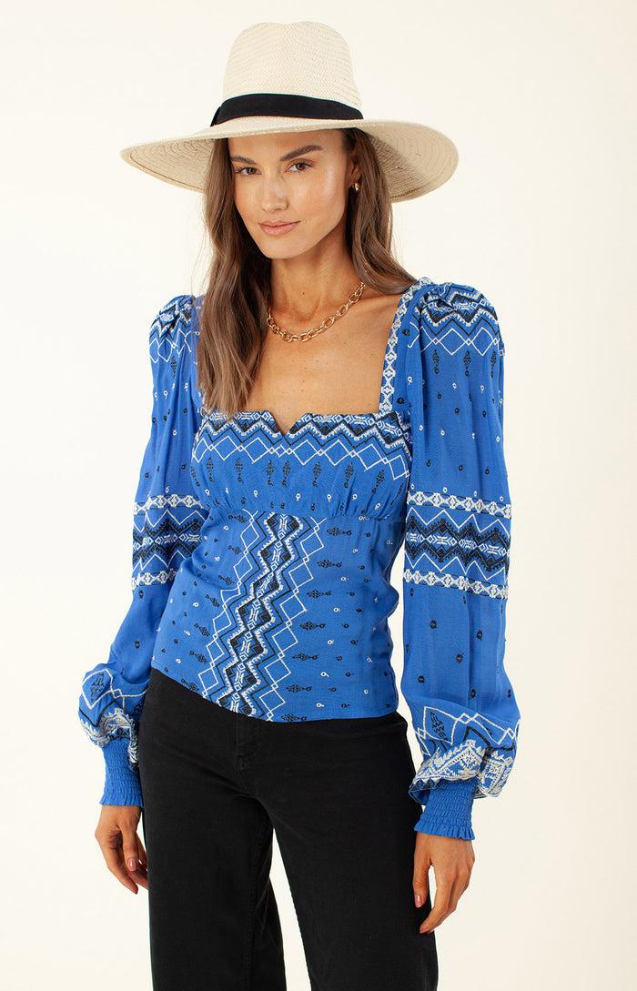 Hale Bob Hassina Embroidered Top
