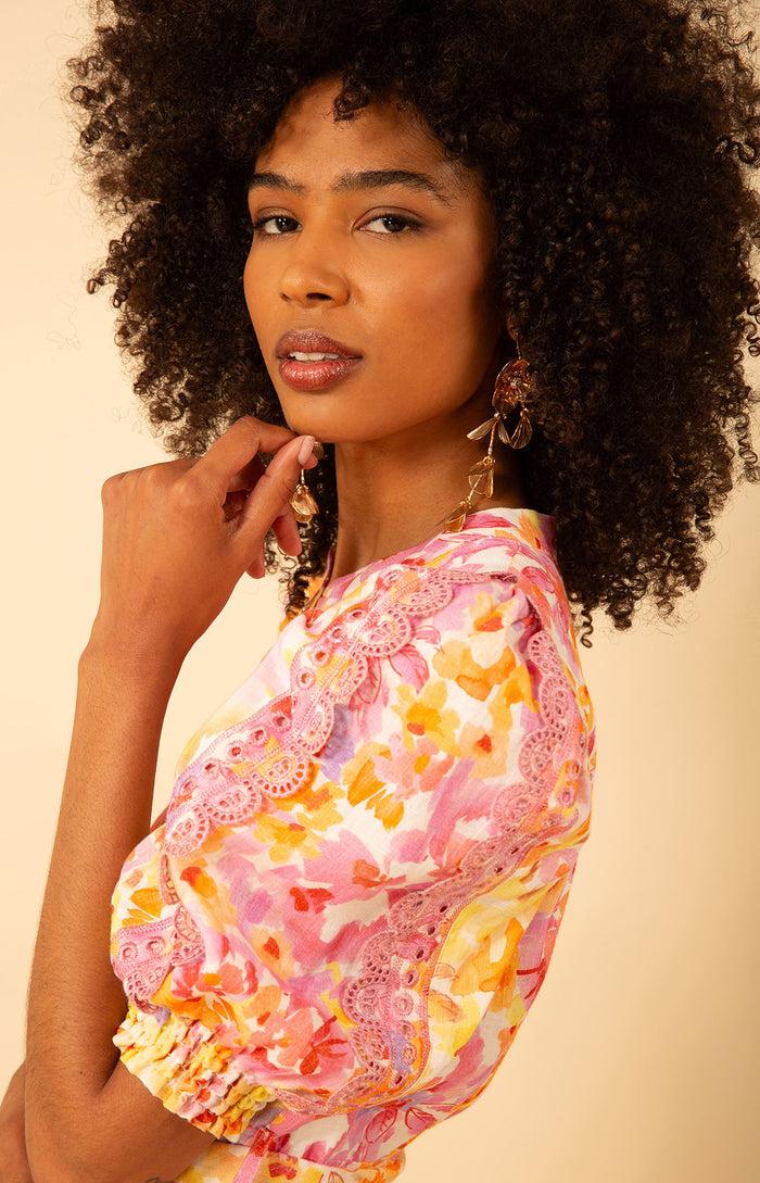 Hale Bob Hayden Linen Dress