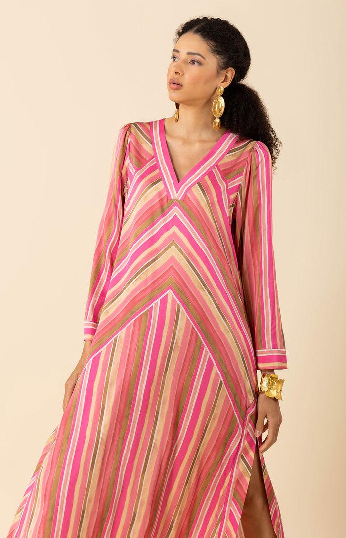 Hale Bob Hayley Charmeuse Dress
