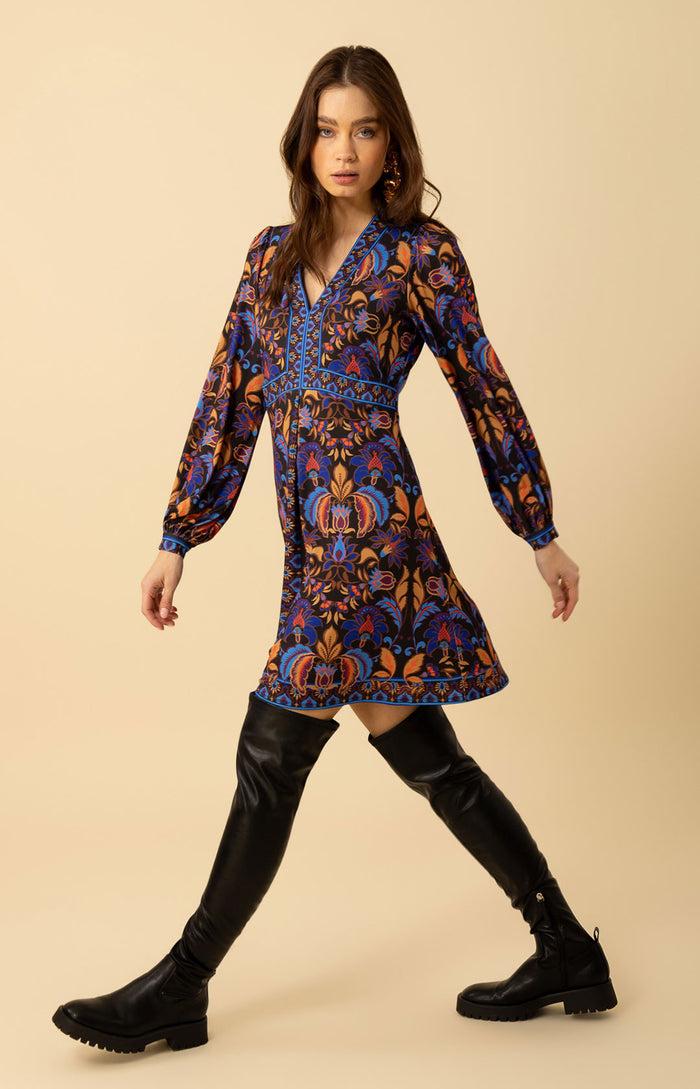 Hale Bob Helen Jersey Midi Dress