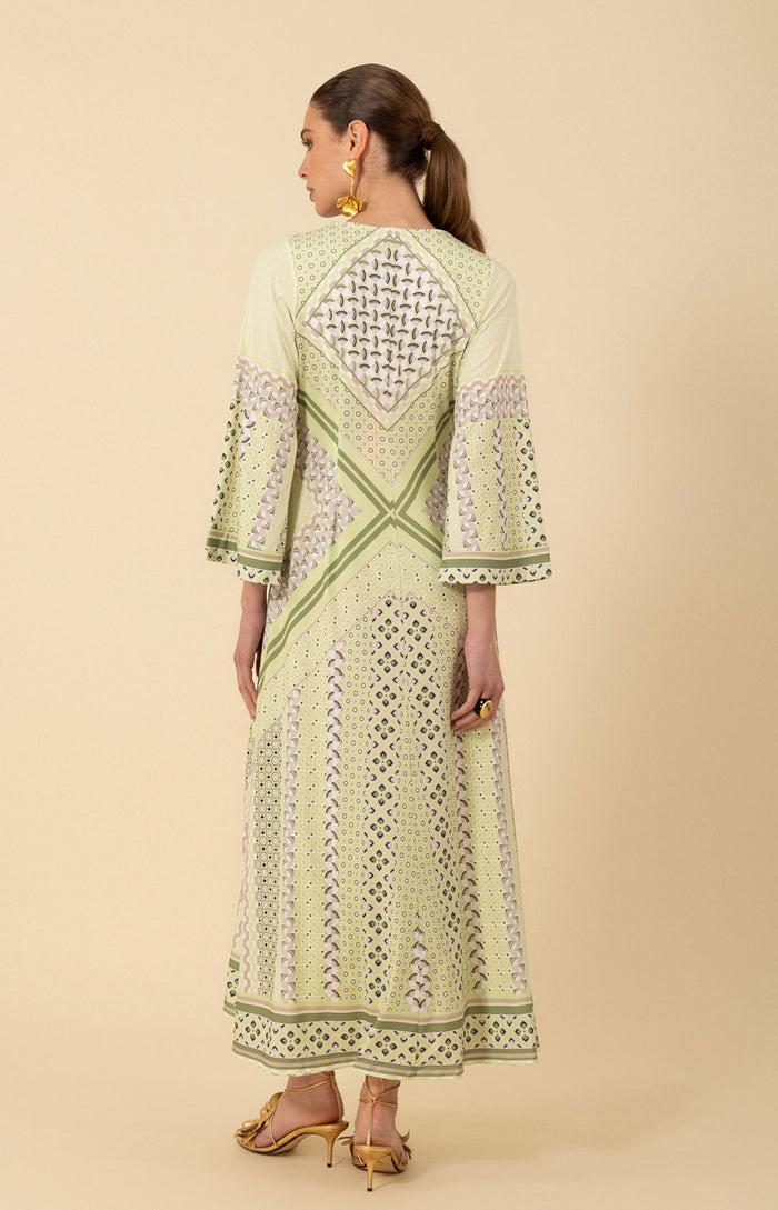 Hale Bob Henley Jersey Maxi Dress