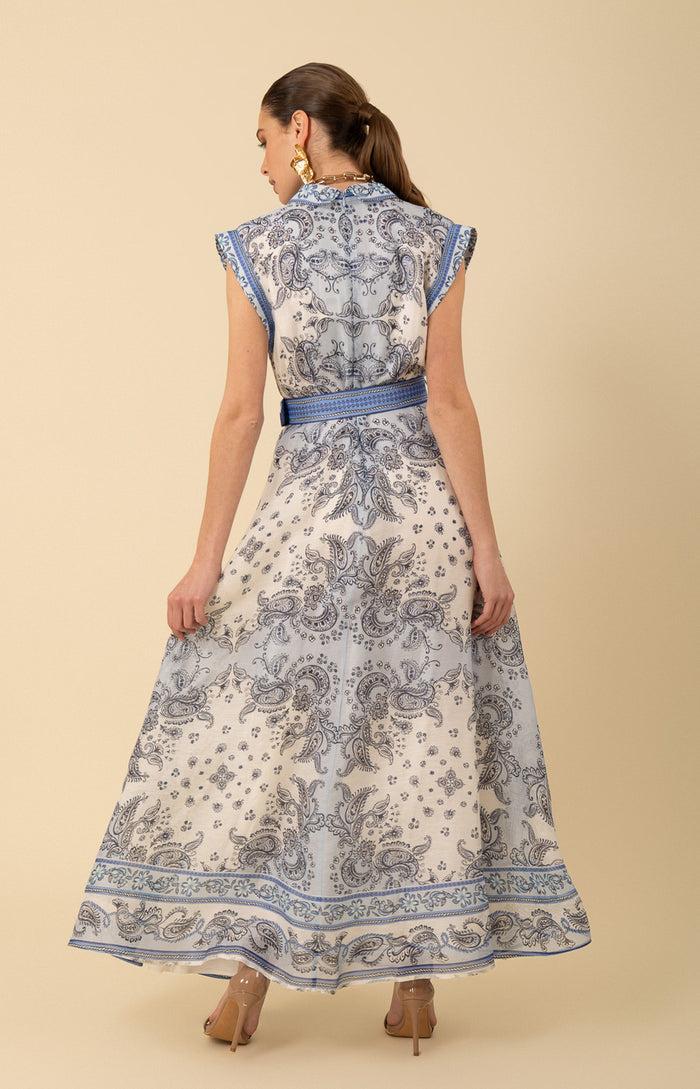 Hale Bob Holland Organza Maxi Dress