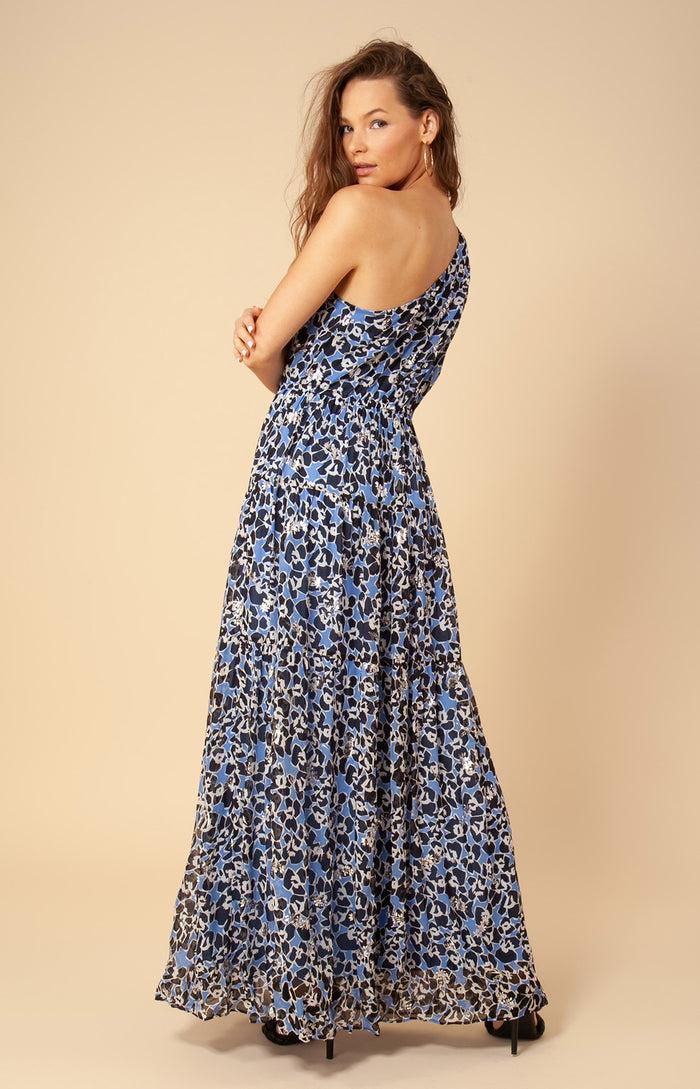 Hale Bob Hollynn Asymmetrical Maxi Dress