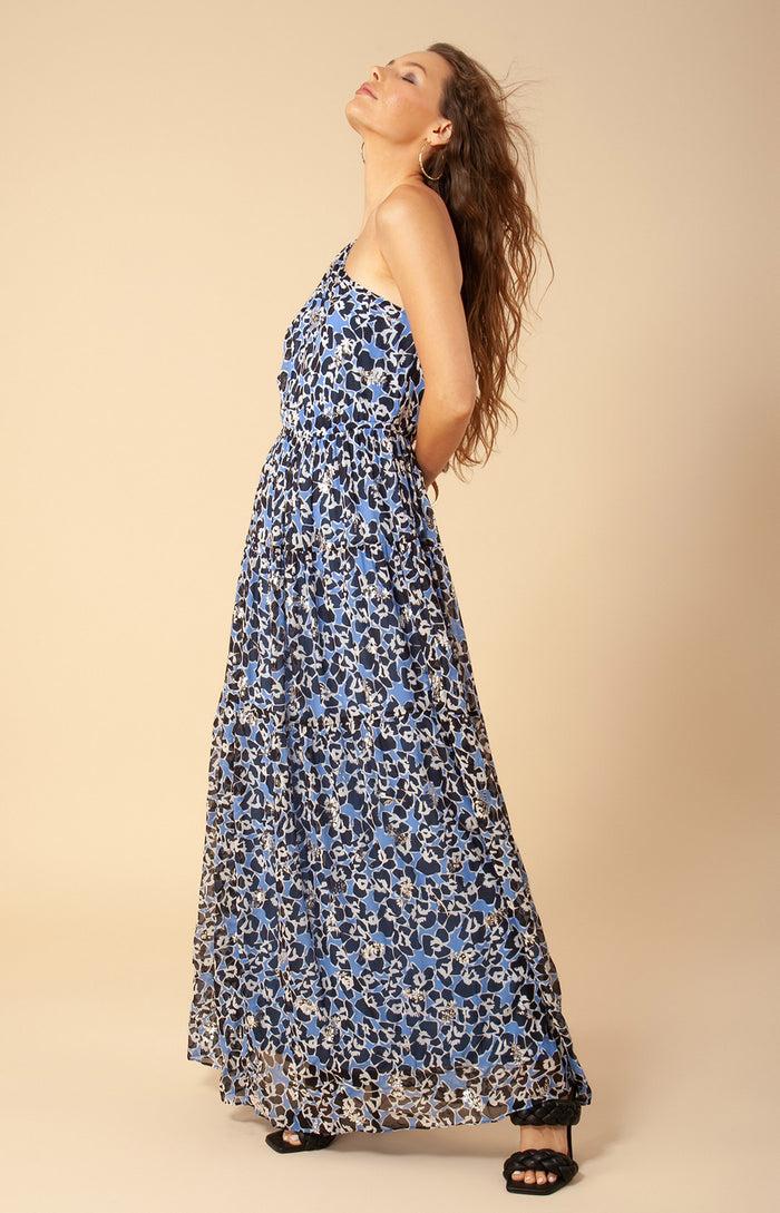 Hale Bob Hollynn Asymmetrical Maxi Dress