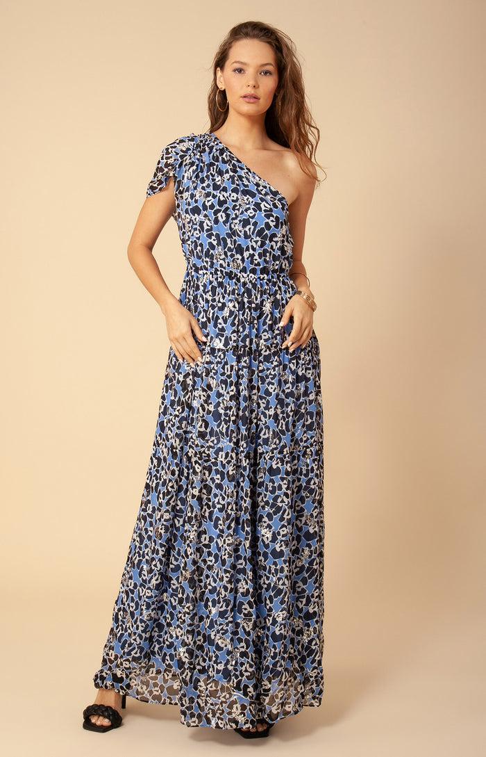 hale bob Hollynn Asymmetrical Maxi Dress